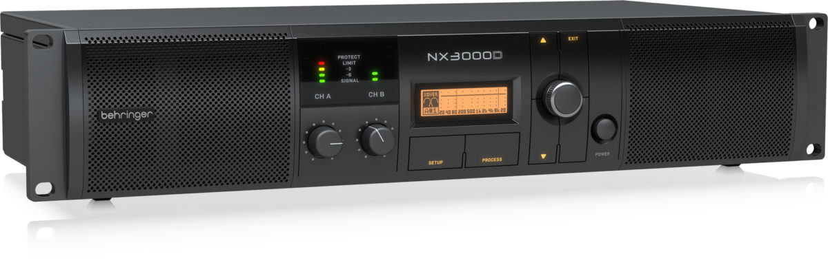 BEHRINGER NX3000D wzmacniacz, końcówka mocy 3000W, procesor DSP wbudowany