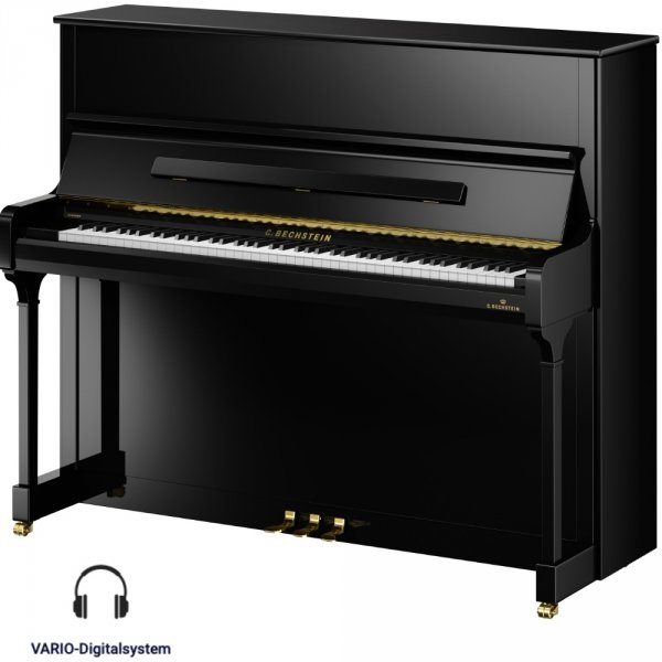 C. Bechstein Academy A 124 Style VARIO - pianino z systemem cichej gry