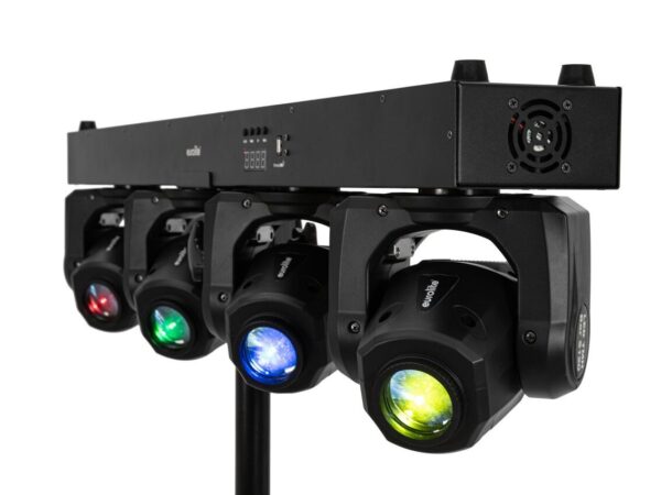 EUROLITE LED TMH Bar S120 Moving Head Spots - zestaw 4 głów ruchomych0