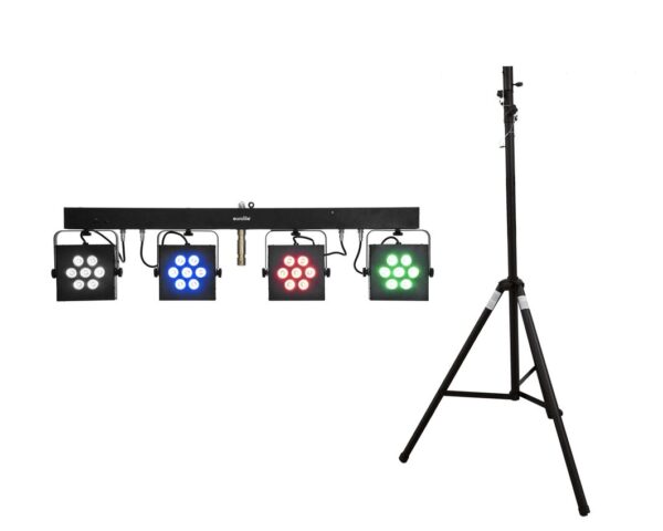 EUROLITE Set LED KLS-3002 + STV-40S-WOT Steel stand - zestaw oświetleniowy