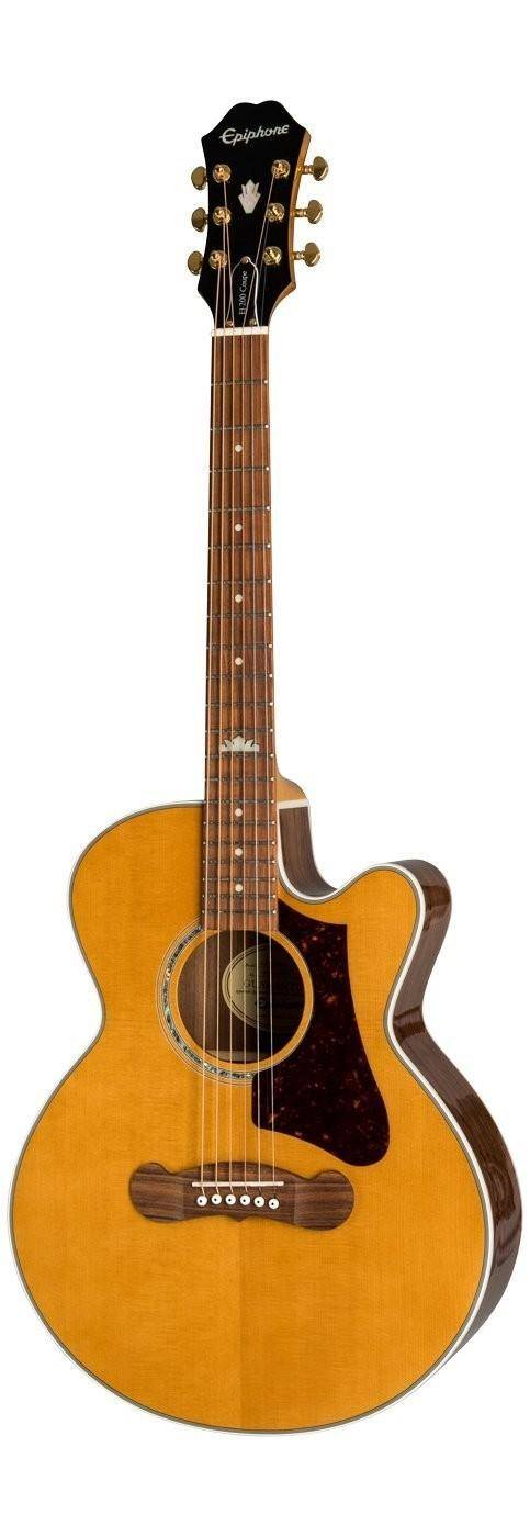 Epiphone J-200EC Studio Parlor Solid Top Fishman Presys-II VN Vintage Natural gitara elektro-akustyczna