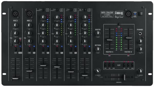 Monacor MPX-206/SW - mikser DJ