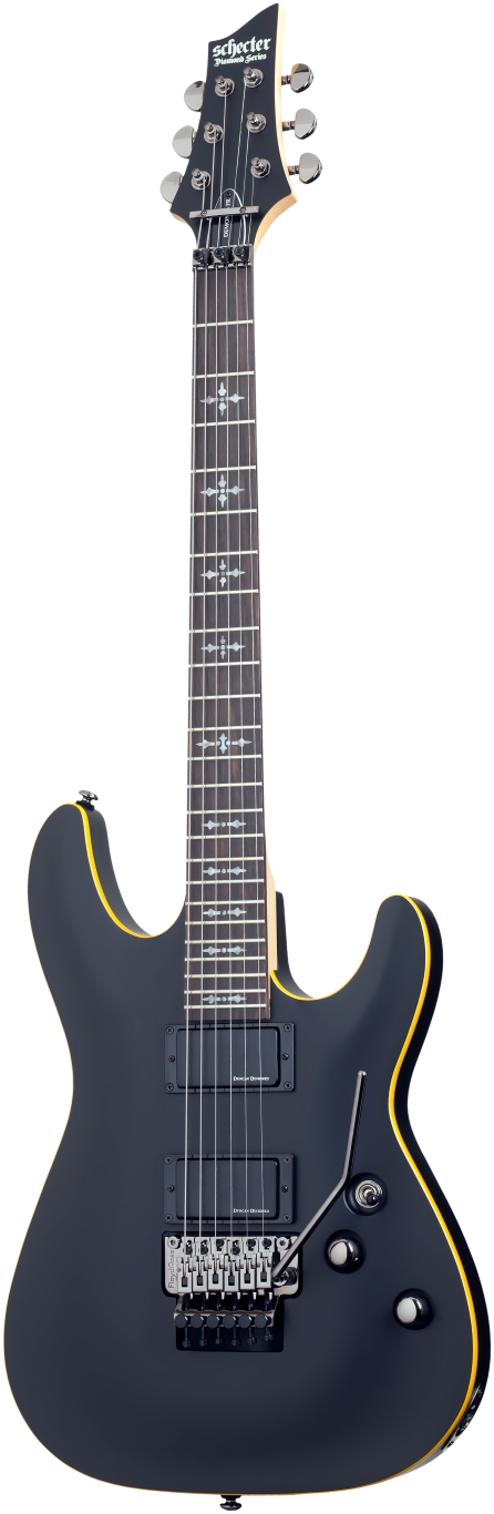 Schecter Demon 6 FR, Aged Black Satin - Gitara elektryczna