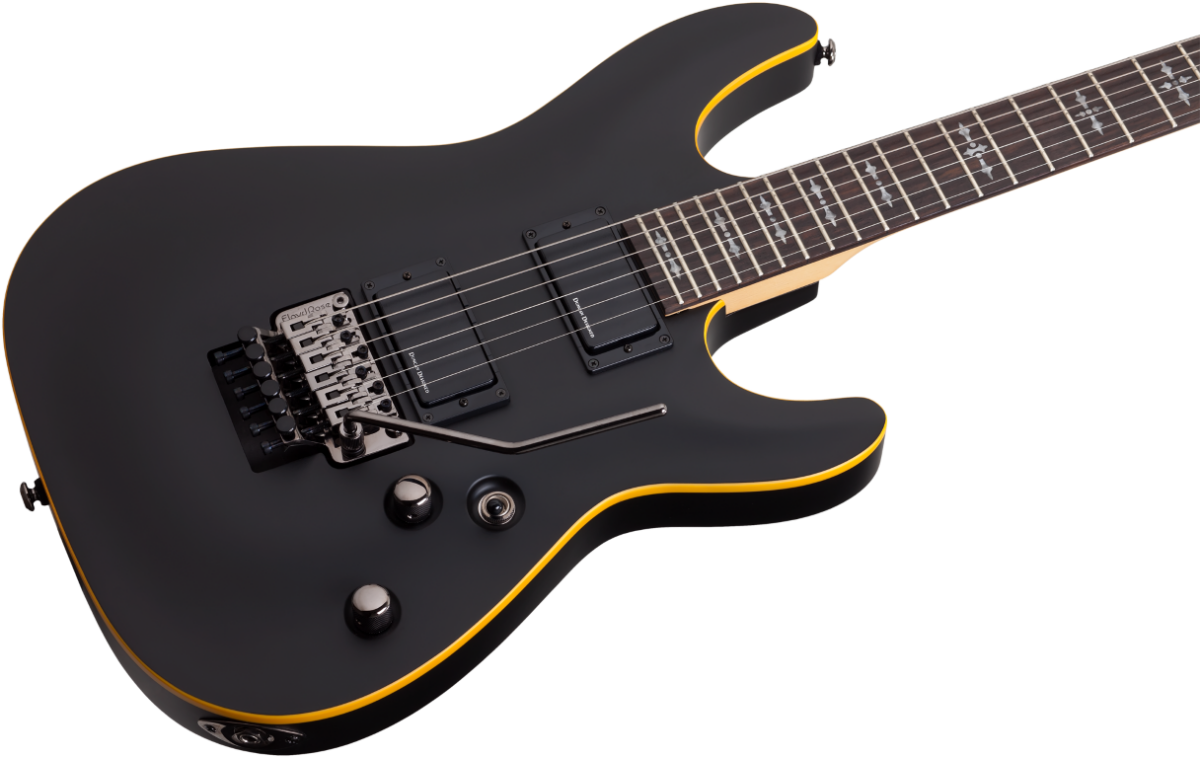 Schecter Demon 6 FR, Aged Black Satin - Gitara elektryczna3