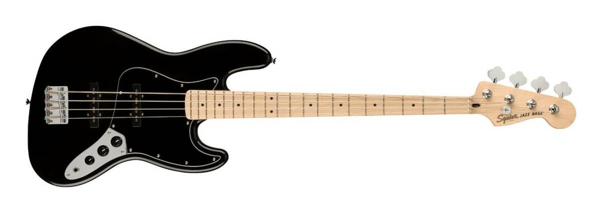 Squier Affinity Jazz Bass MN BPG BLK | 4-strunowa gitara basowa Squier Affinity Jazz Bass MN BPG BLK | 4-strunowa gitara basowa