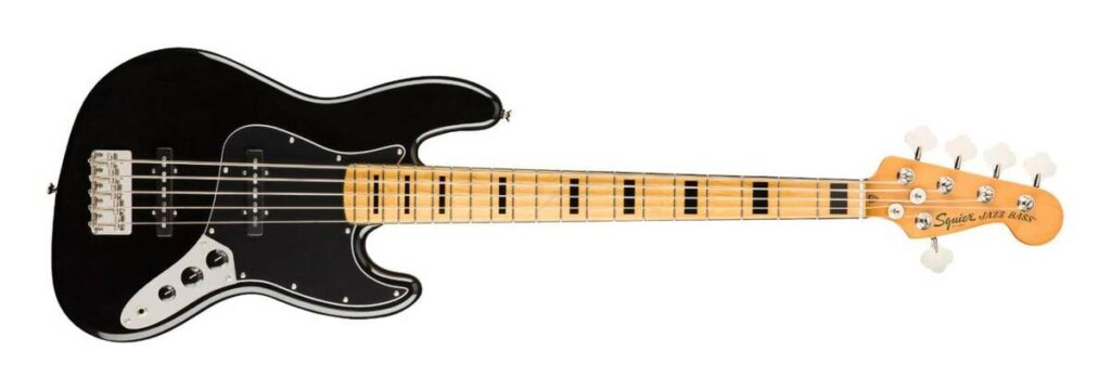 Squier Classic Vibe '70s Jazz Bass V MN BLK | 5-strunowa gitara basowa