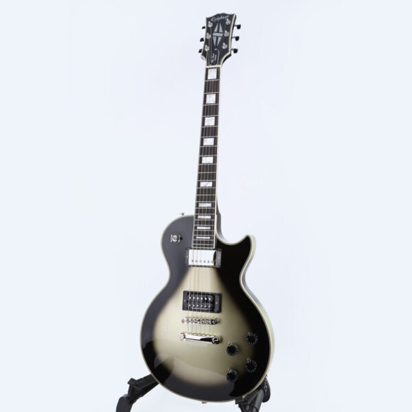 Epiphone Adam Jones 1979 Les Paul Custom (Incl. Protector Case) Antique Silverburst gitara elektryczna0