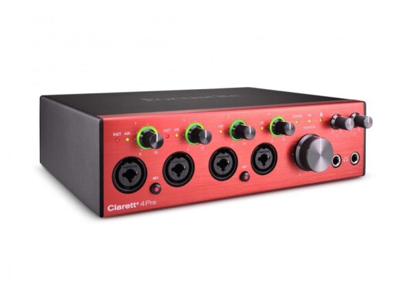 Focusrite Clarett+ 4Pre - Interfejs audio / Bezpłatne wsparcie techniczne0