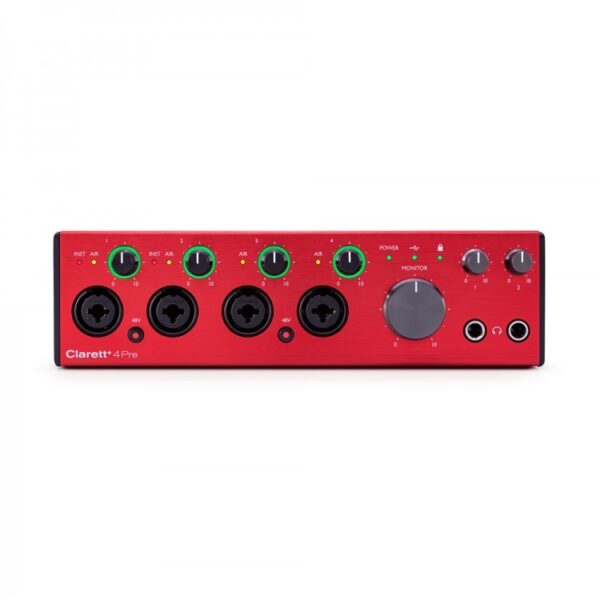 Focusrite Clarett+ 4Pre - Interfejs audio / Bezpłatne wsparcie techniczne