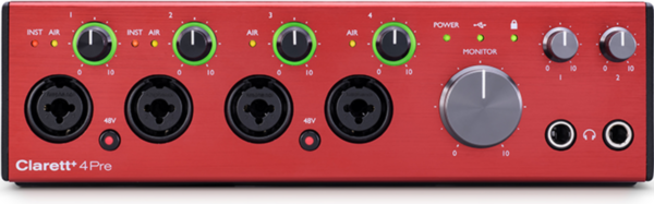 Focusrite Clarett+ 4Pre0