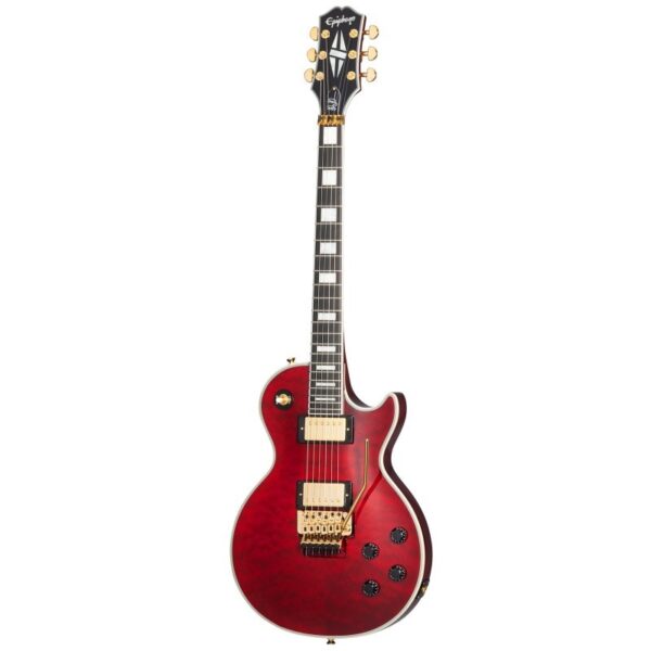 Gitara elektryczna Epiphone Alex Lifeson Les Paul Custom Axcess + wzmacniacz 12W + tuner + statyw w zestawie0