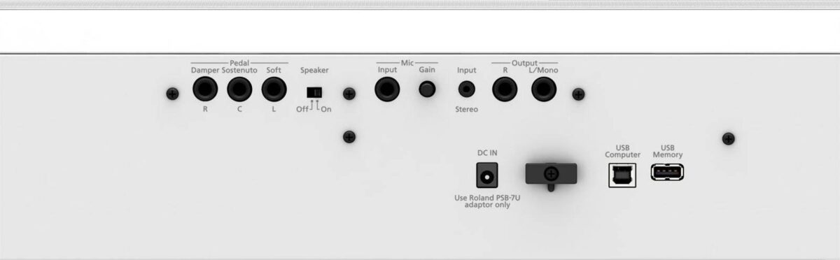 Roland FP-60X WH - Przenośne pianino cyfrowe5