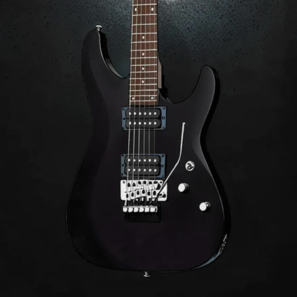 Schecter C-6 Deluxe FR Satin Black ][ Gitara elektryczna