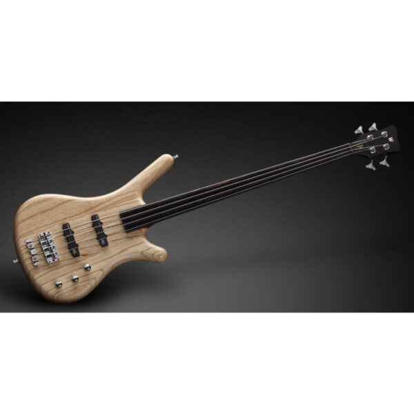 Warwick Teambuilt Pro Corvette Ash Fretless Passive Natural ][ Bezprogowa 4-strunowa gitara basowa