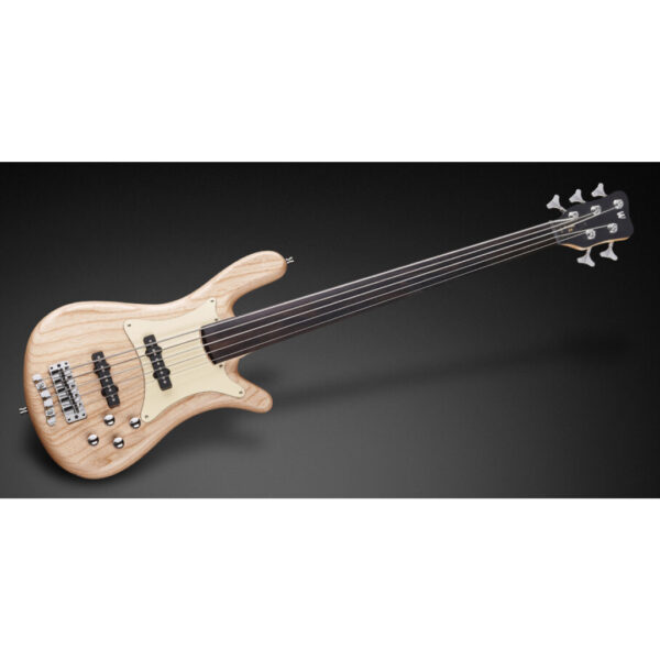 Warwick Teambuilt Pro Streamer CV 5-string Fretless Passive Natural ][ Bezprogowa 5-strunowa gitara basowa