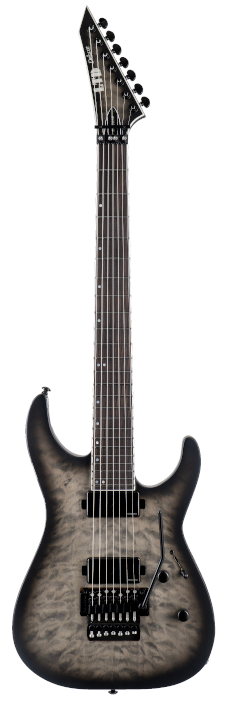 ESP LTD M-1007B QM Charcoal Burst Satin