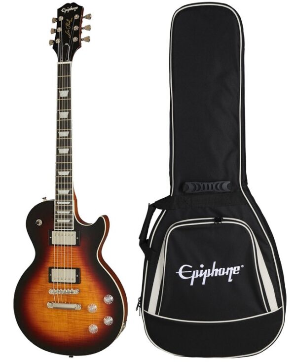 Epiphone Les Paul Standard 50s Figured Bourbonon Burst gitara elektryczna + pokrowiec