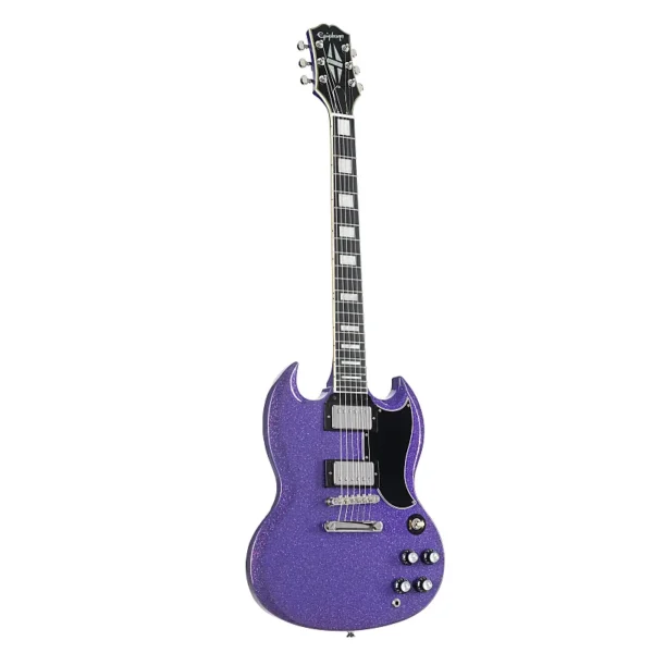 Epiphone SG Custom Purple Sparkle WB Gitara elektryczna