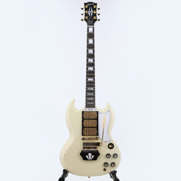 Gibson 62 SG Custom Classic White Short Maestro w/Ebony Block gitara elektryczna