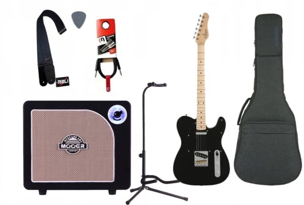 Gitara Elektryczna + Wzmacniacz 15W Kabel Zestaw 719