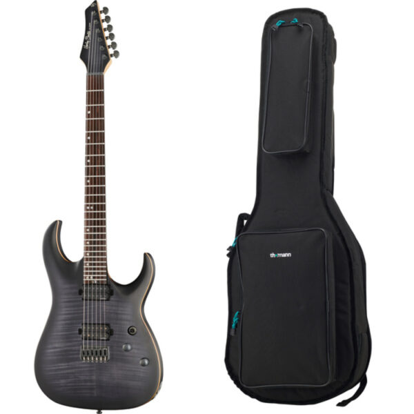 Harley Benton Amarok-6 BKNT Flame + Gigbag