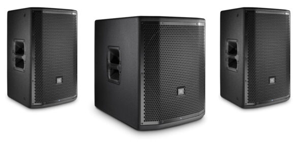 JBL 2x PRX812W + PRX815XLFW - zestaw nagłośnieniowy