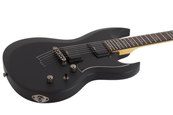 Schecter Demon S-II, Aged Black Satin - Gitara elektryczna0