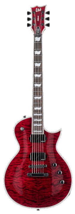 ESP LTD EC-1000 QM See Thru BLK Cherry Fluence