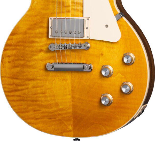 Gibson Les Paul Standard 60s Figured Top Honey Amber -Gitara Elektryczna0