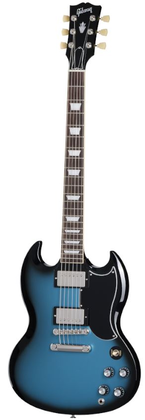 Gibson SG Standard 61 Stop Bar Pelham Blue Burst