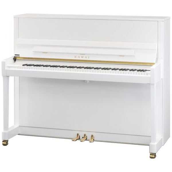 Kawai K-300WH/P pianino akustyczne biały połysk