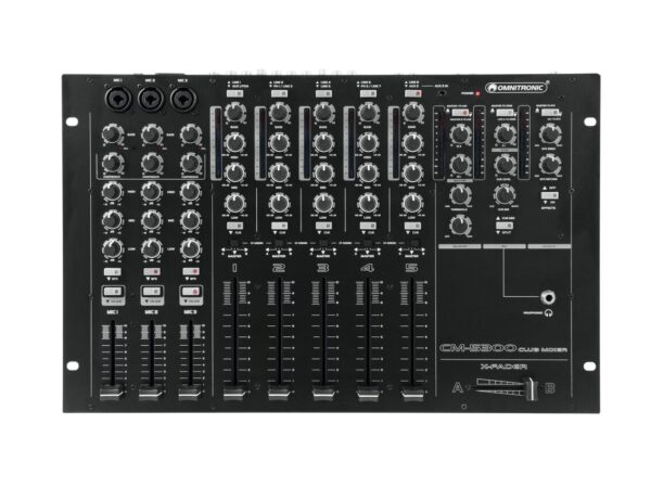 OMNITRONIC CM-5300 Club Mixer - 5-kanałowy mikser klubowy0