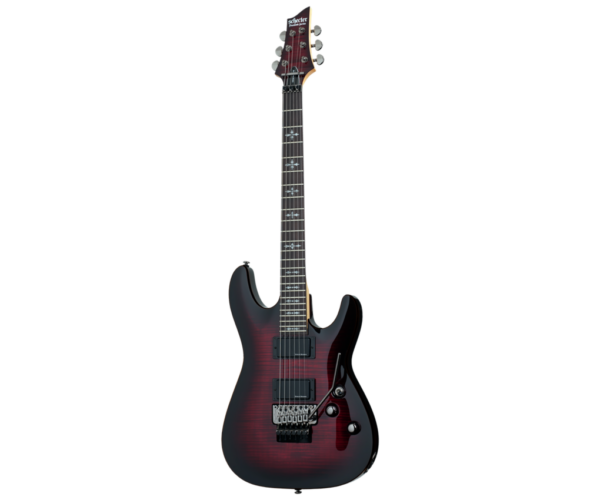 SCHECTER Demon 6 FR, Crimson Red Burst