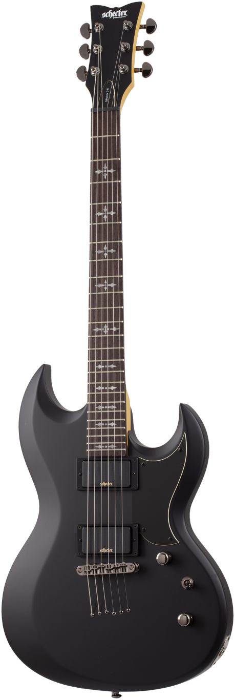 Schecter Demon S-II, Aged Black Satin - Gitara elektryczna