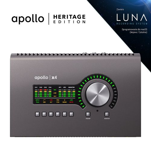 Apollo X4 Heritage Edition Interfejs Audio Thunderbolt 3 - 3 lata gwarancji po rejestracji