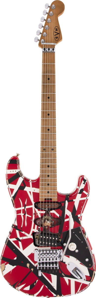 EVH Striped Series Frankie MN R/B/W Relic