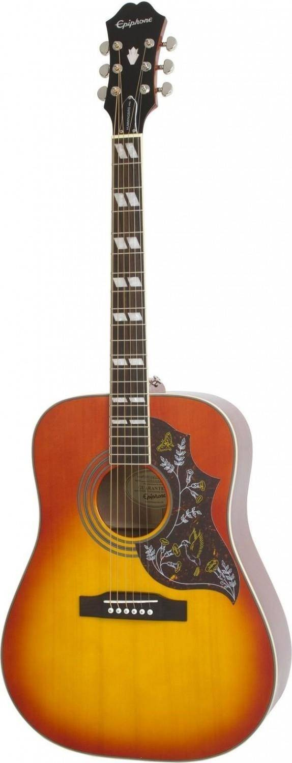 Epiphone Hummingbird Studio Solid Top Fishman Sonitone FC Faded Cherry Sunburst gitara elektro-akustyczna