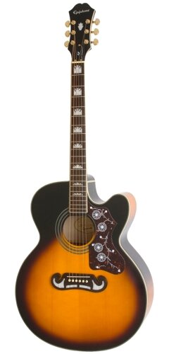 Epiphone J-200EC Studio Solid Top Fishman Sonitone VS Vintage Sunburst gitara elektro-akustyczna