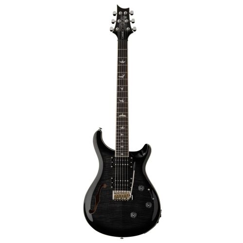 PRS SE Custom 24 Semi Hollow Piezo Charcoal Burst - gitara elektryczna