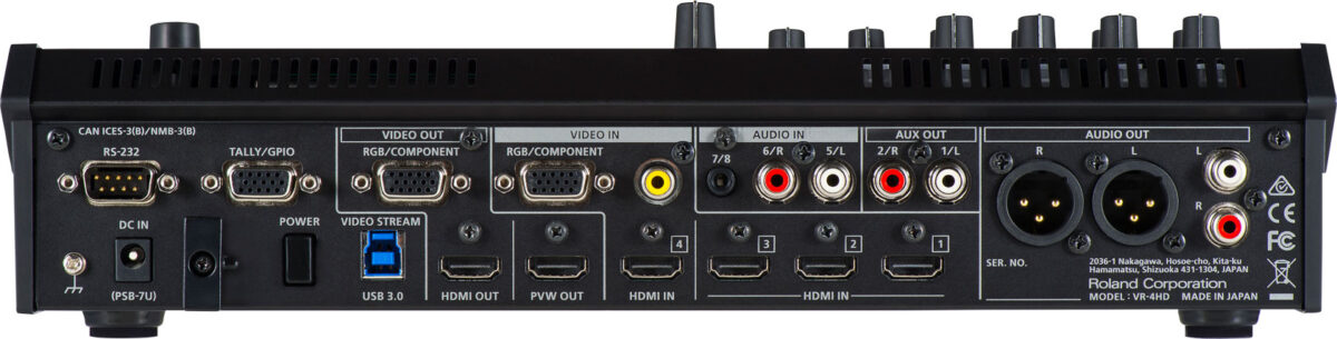 Roland VR-4HD Mikser Audio Video2