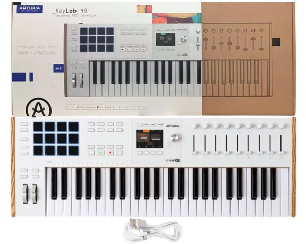 Arturia KeyLab 49 mk3 White - kontroler MIDI