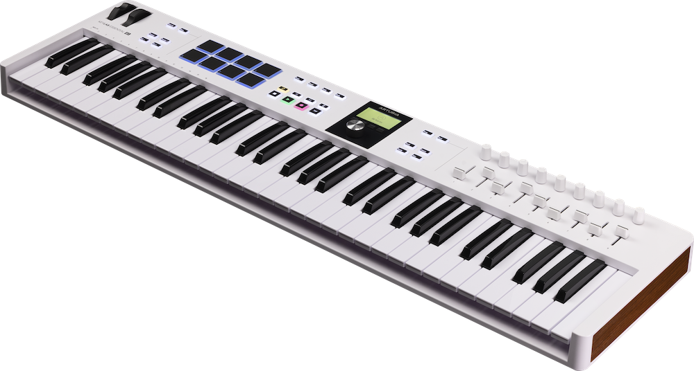 Arturia KeyLab Essential 61 mk3 White - klawiatura MIDI USB0 Arturia KeyLab Essential 61 mk3 White - klawiatura MIDI USB0