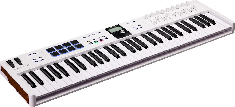Arturia KeyLab Essential 61 mk3 White - klawiatura MIDI USB1 Arturia KeyLab Essential 61 mk3 White - klawiatura MIDI USB1