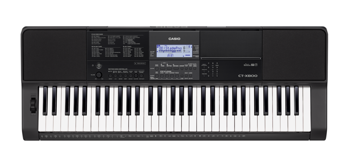 CASIO CT-X800 - keyboard z klawiaturą dynamiczną 61 klawiszy