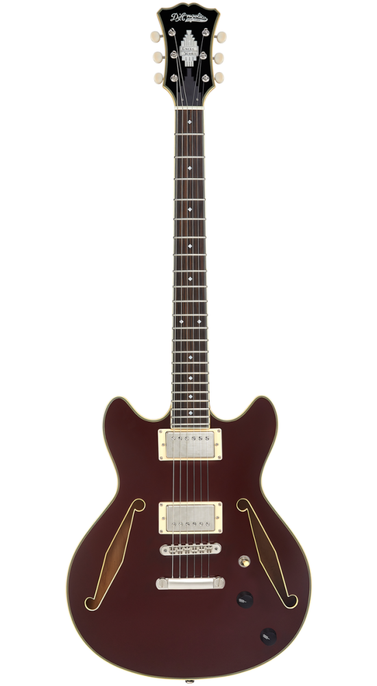 D'Angelico Excel Mini DC Tour Solid Wine gitara elektryczna