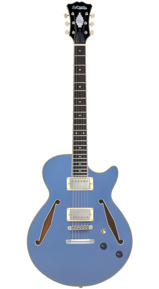 D'Angelico Excel SS Tour Solid Slate Blue - gitara elektryczna