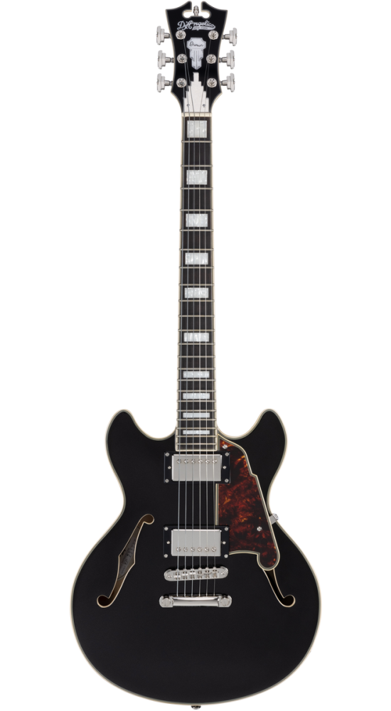 D'Angelico Premier Mini DC Black Flake - gitara elektryczna