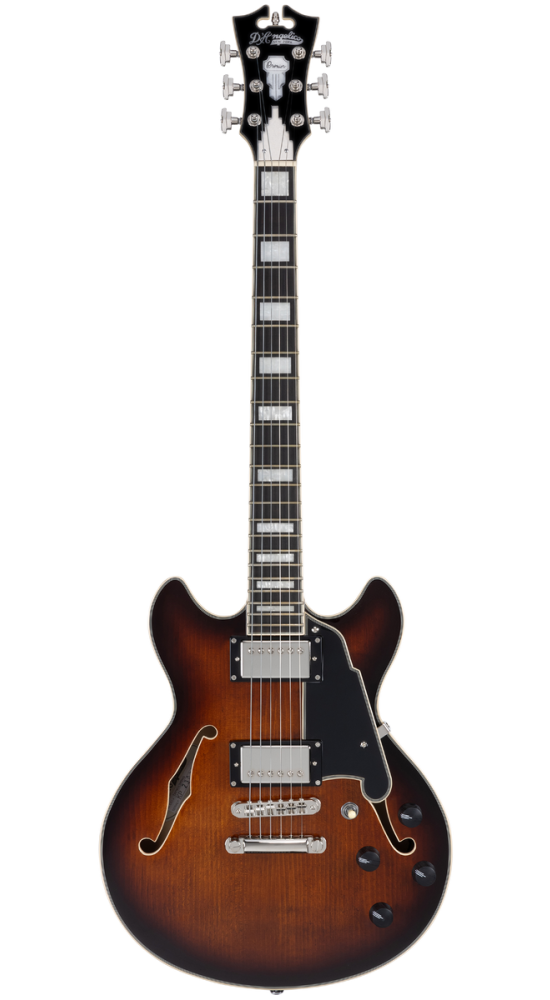 D'Angelico Premier Mini DC Brown Burst gitara elektryczna
