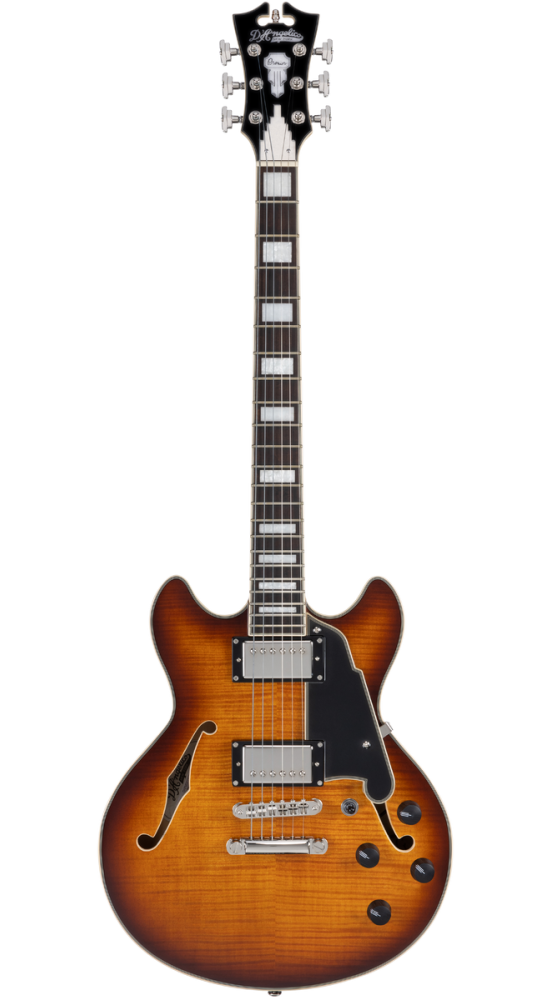 D'Angelico Premier Mini DC Dark Iced Tea Burst - gitara elektryczna