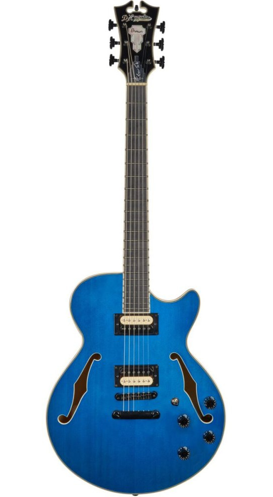 D'Angelico Premier SS Blue Fabrizio Sotti Signature - gitara elektryczna